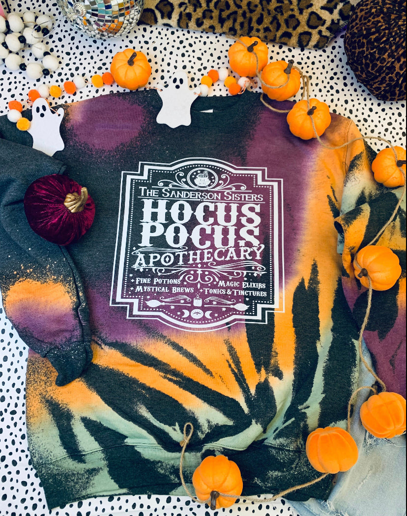 Hocus Pocus Hand Dyed crewneck💜