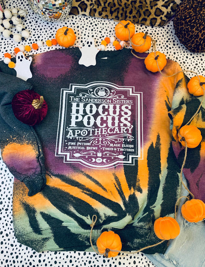 Hocus Pocus Hand Dyed crewneck💜