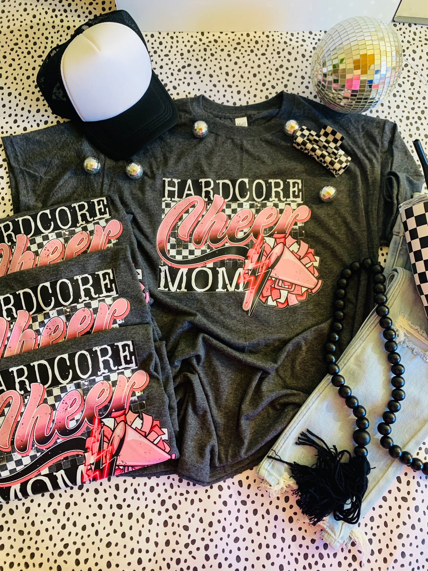 Hardcore cheer mom 🌸