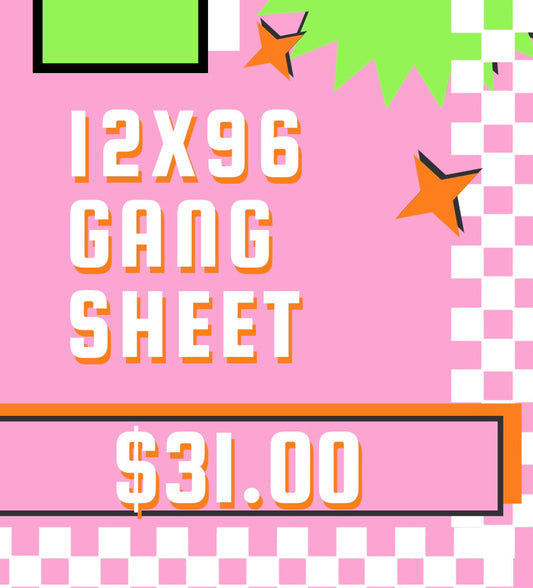 1 12 x 96 Gang Sheet